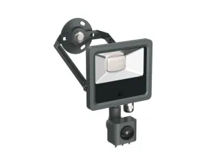 Collingwood FL01APCS Anthracite 10W Colour Switchable Floodlight, PIR