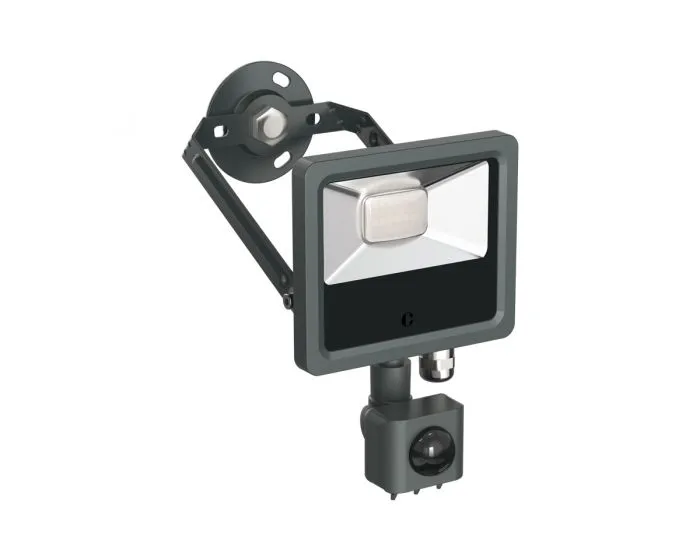 Collingwood FL01APCS Anthracite 10W Colour Switchable Floodlight, PIR