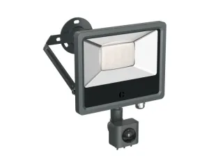 Collingwood FL02APCS Anthracite 20W Colour Switchable Floodlight, PIR