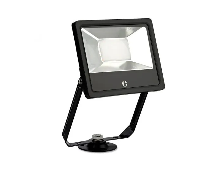 Collingwood FL03BXCS Black 30W Colour Switchable Floodlight, IP65, Standard