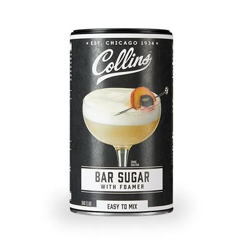 Collins Bar Sugar with Foamer