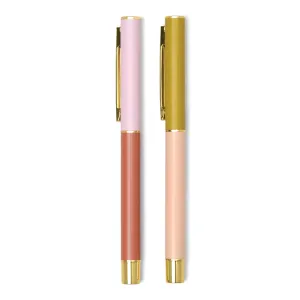 Color Block Pens, Set Of 2: Rosewood   Blush