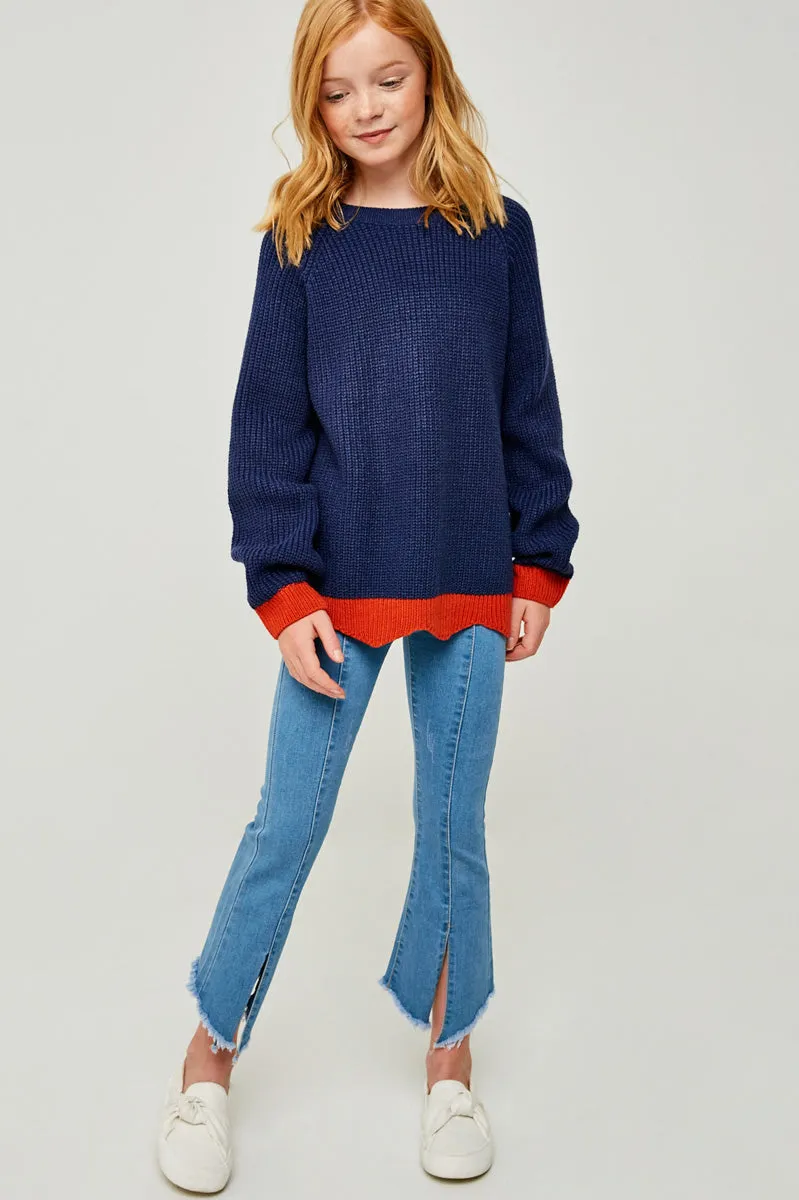 Color Block Sweater