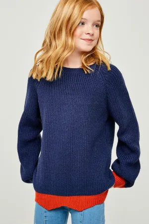 Color Block Sweater