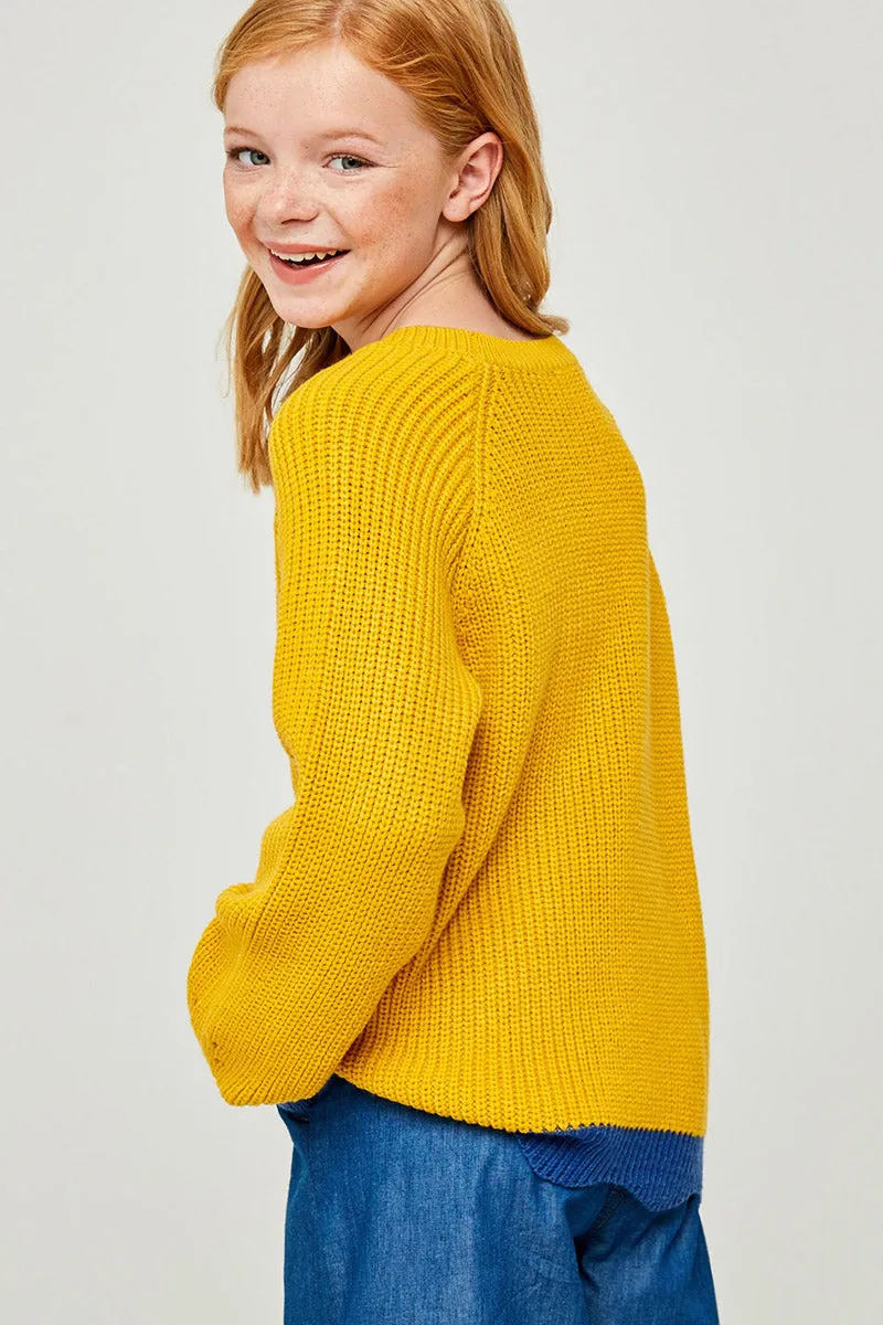 Color Block Sweater