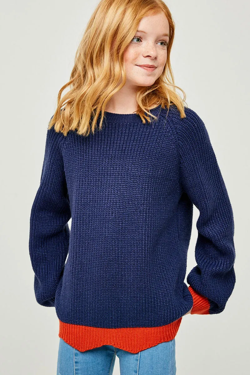Color Block Sweater