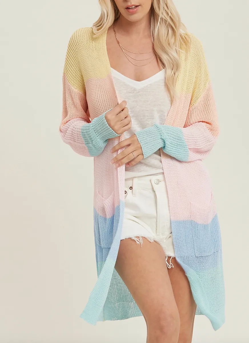 Colorblock Cardigan