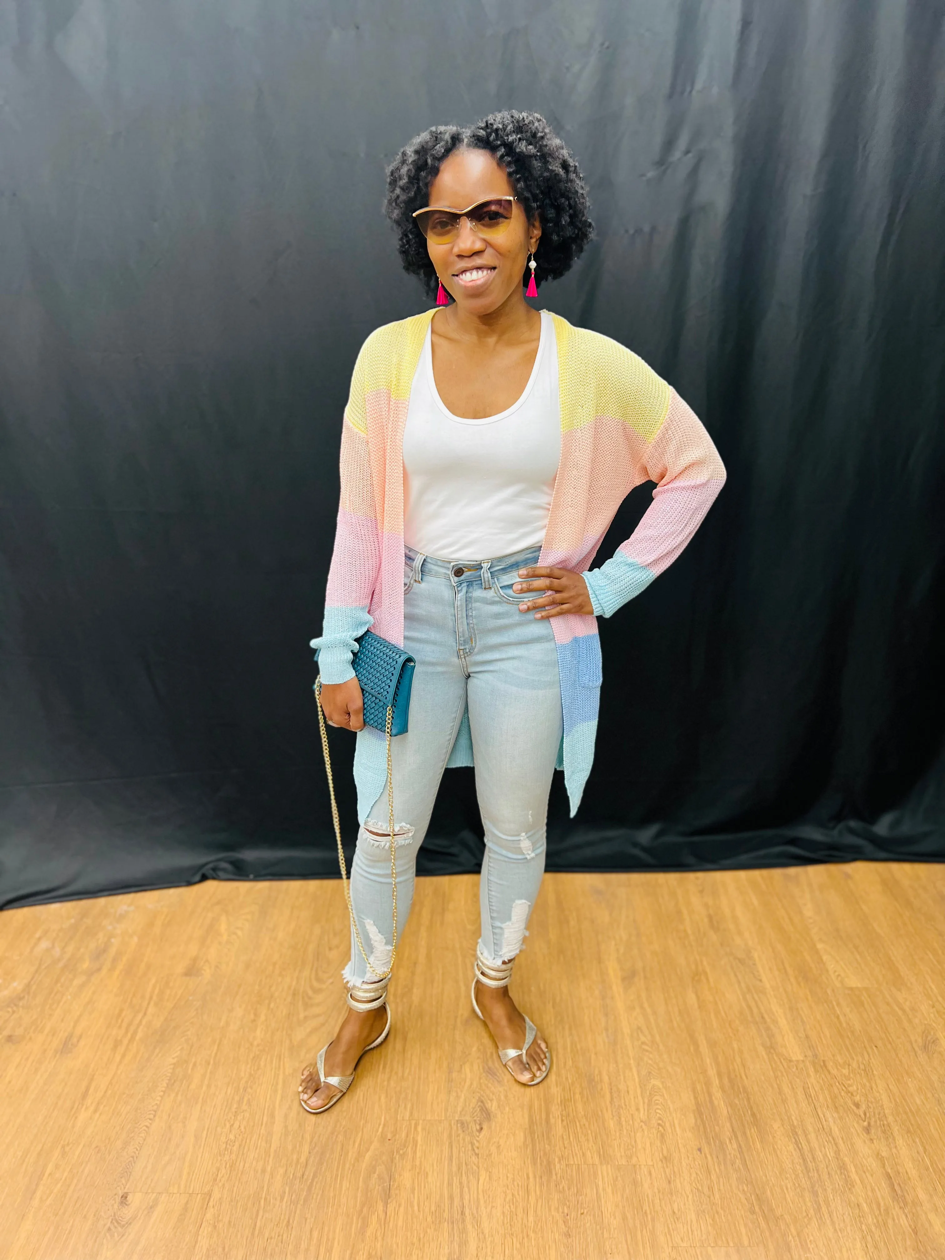 Colorblock Cardigan