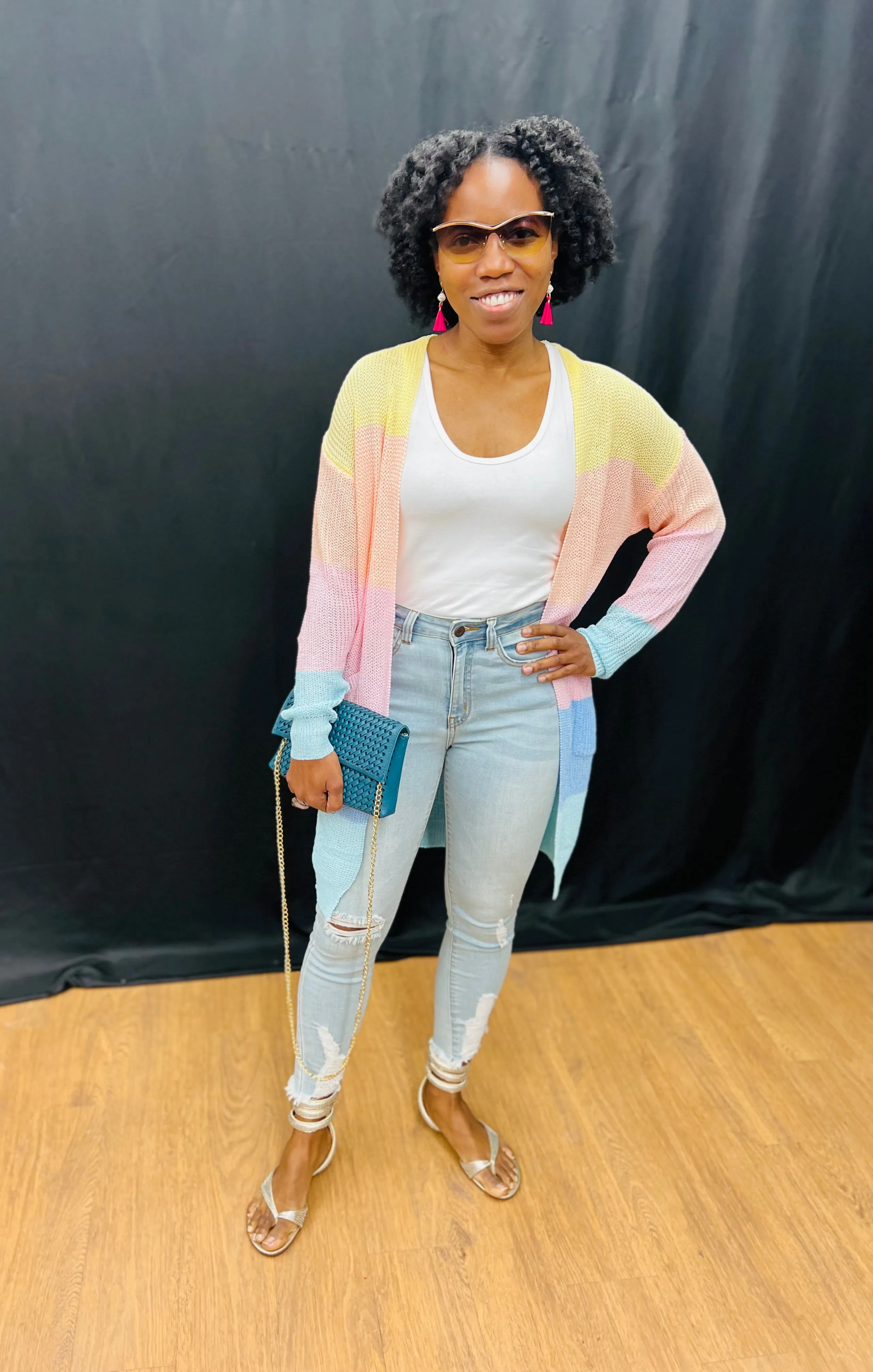 Colorblock Cardigan