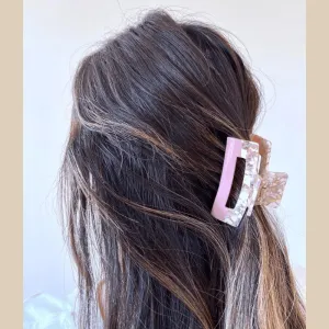Colorblock Claw Clip