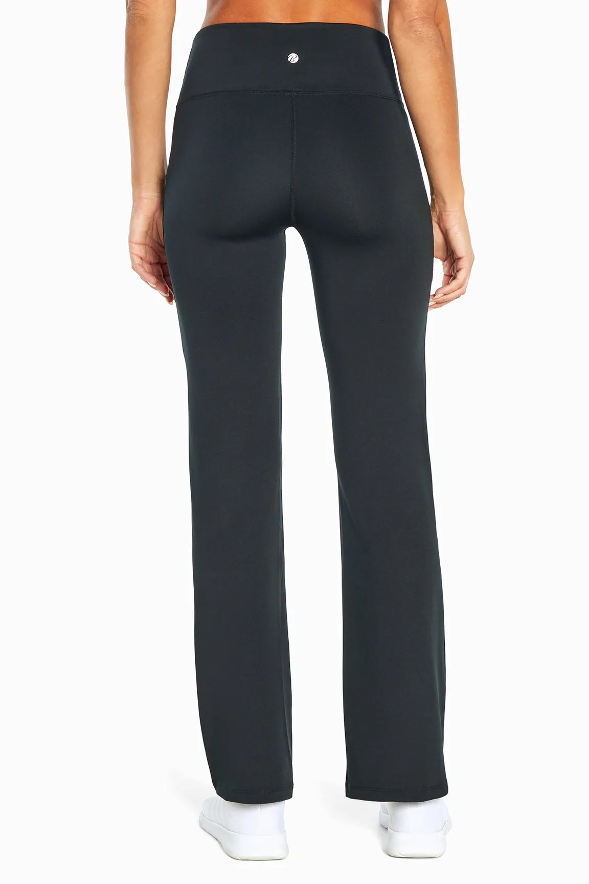 Colorblock Flare Pant (Black)