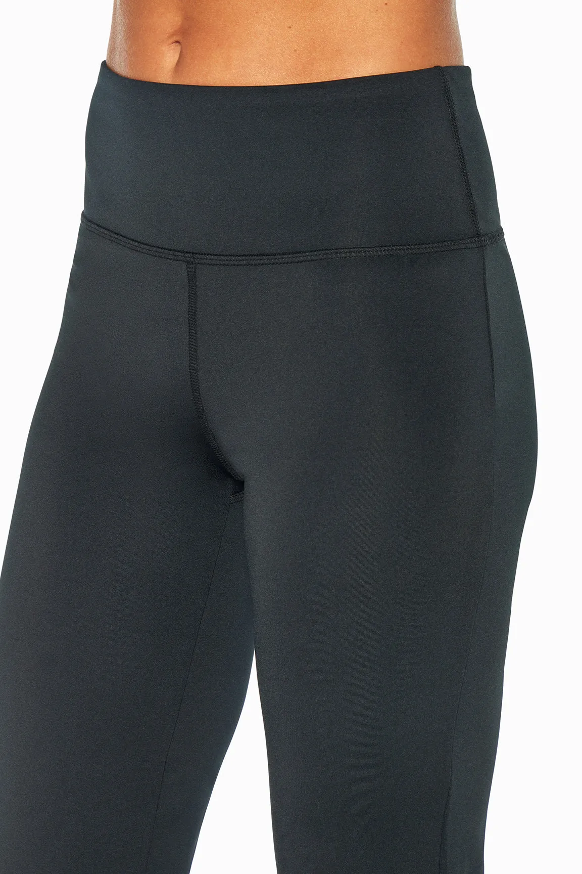 Colorblock Flare Pant (Black)