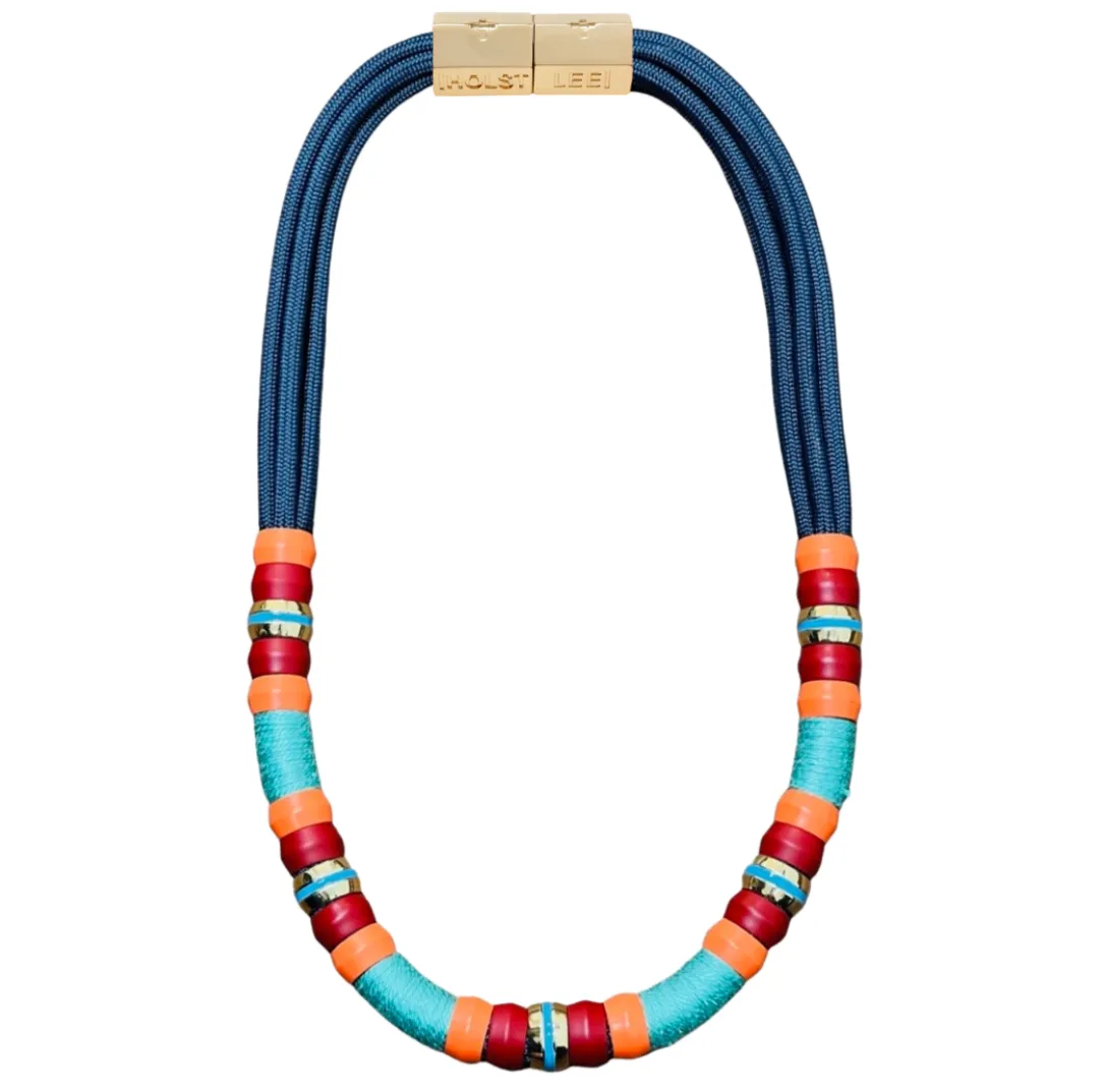 Colorblock Necklace Mai Tai