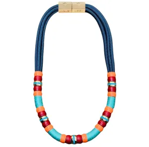 Colorblock Necklace Mai Tai