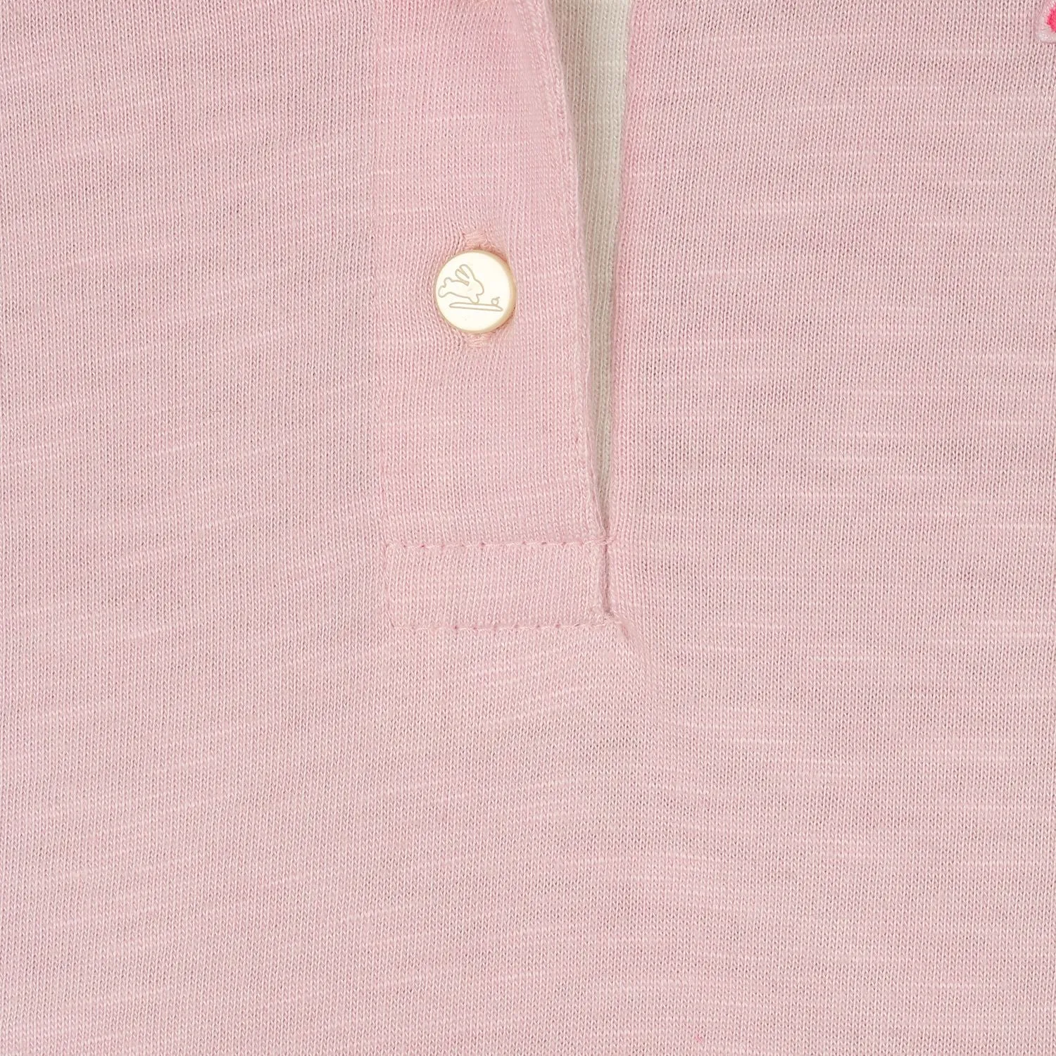 Colorblock Slub Jersey Dress