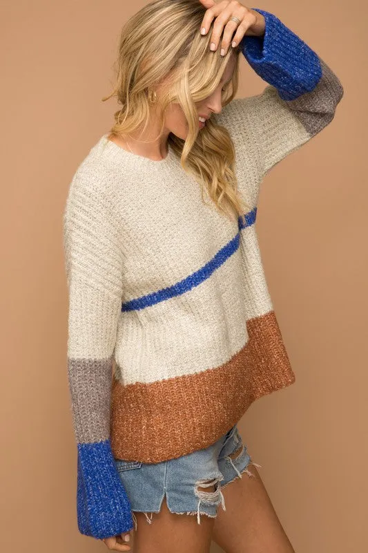 Colorblock Sweater