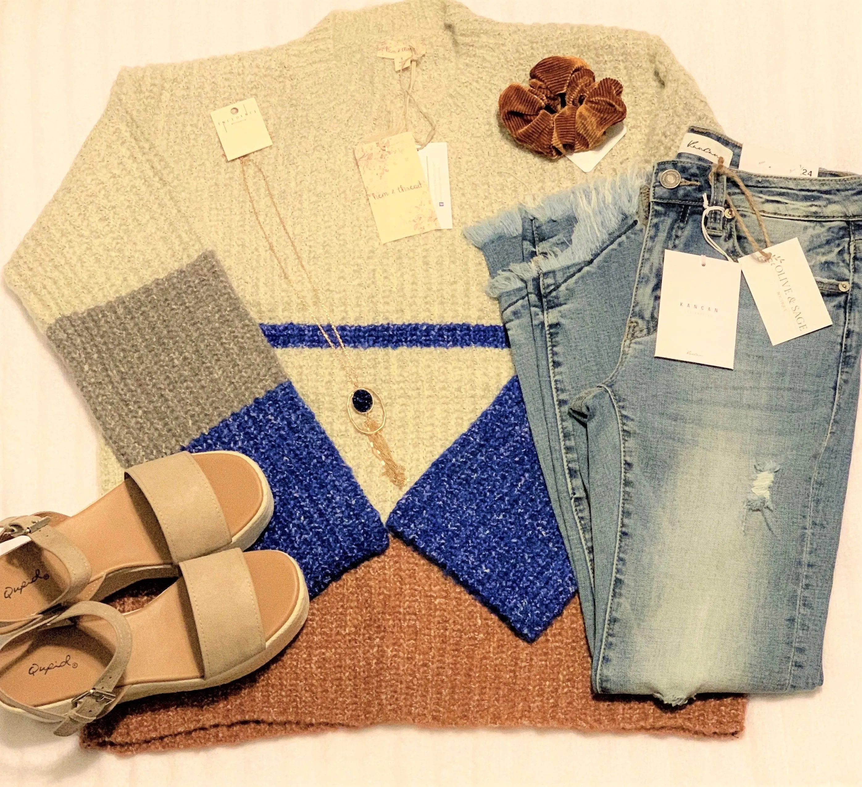 Colorblock Sweater