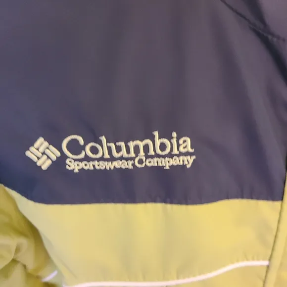 Columbia Sportswear Core Interchange Womens Hooded Jacket Size Medium Green Gray