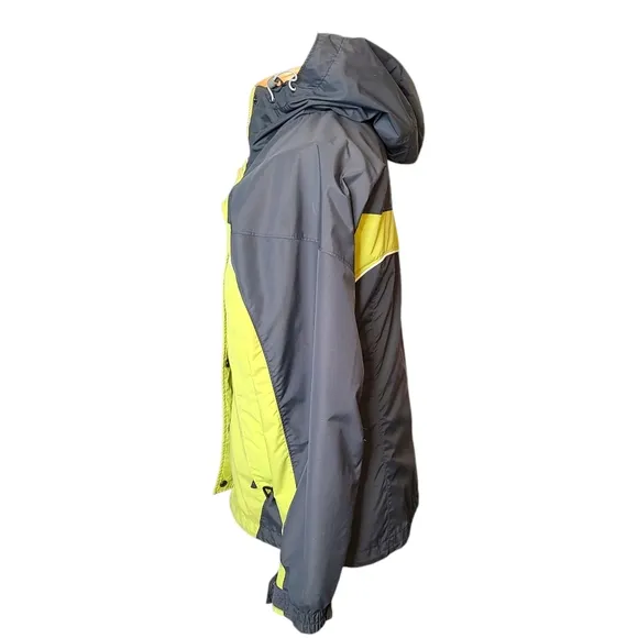 Columbia Sportswear Core Interchange Womens Hooded Jacket Size Medium Green Gray