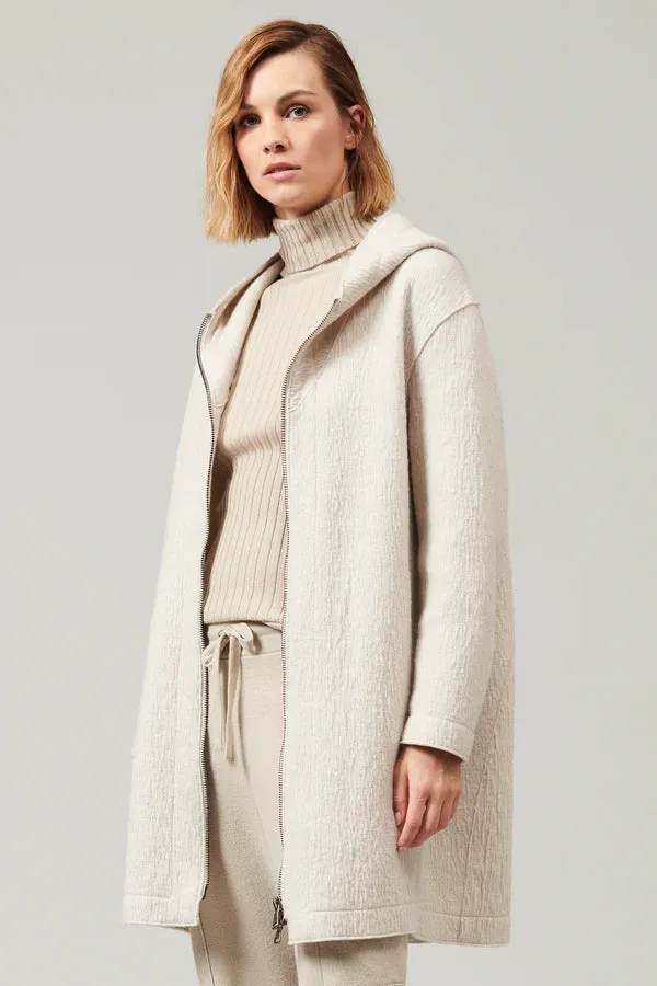 Comfort fit hooded jacket