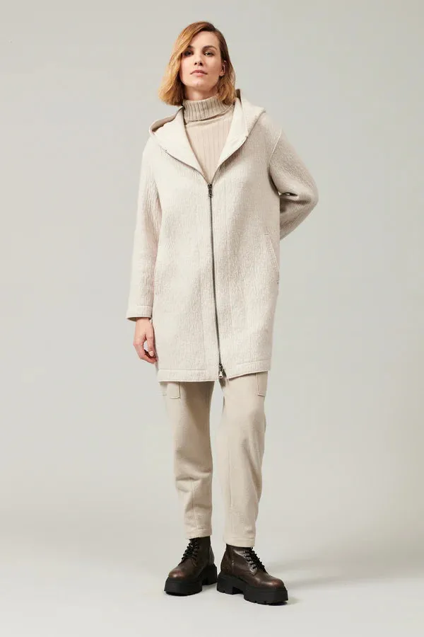 Comfort fit hooded jacket