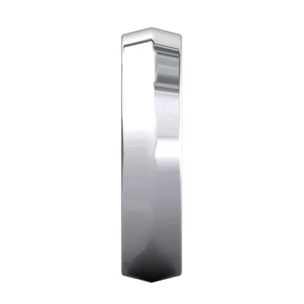 Comfort Fit Knife Edge Wedding Band 5mm