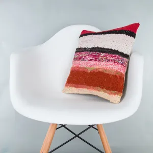 Contemporary Multiple Color Kilim Pillow Cover 16x16 8127