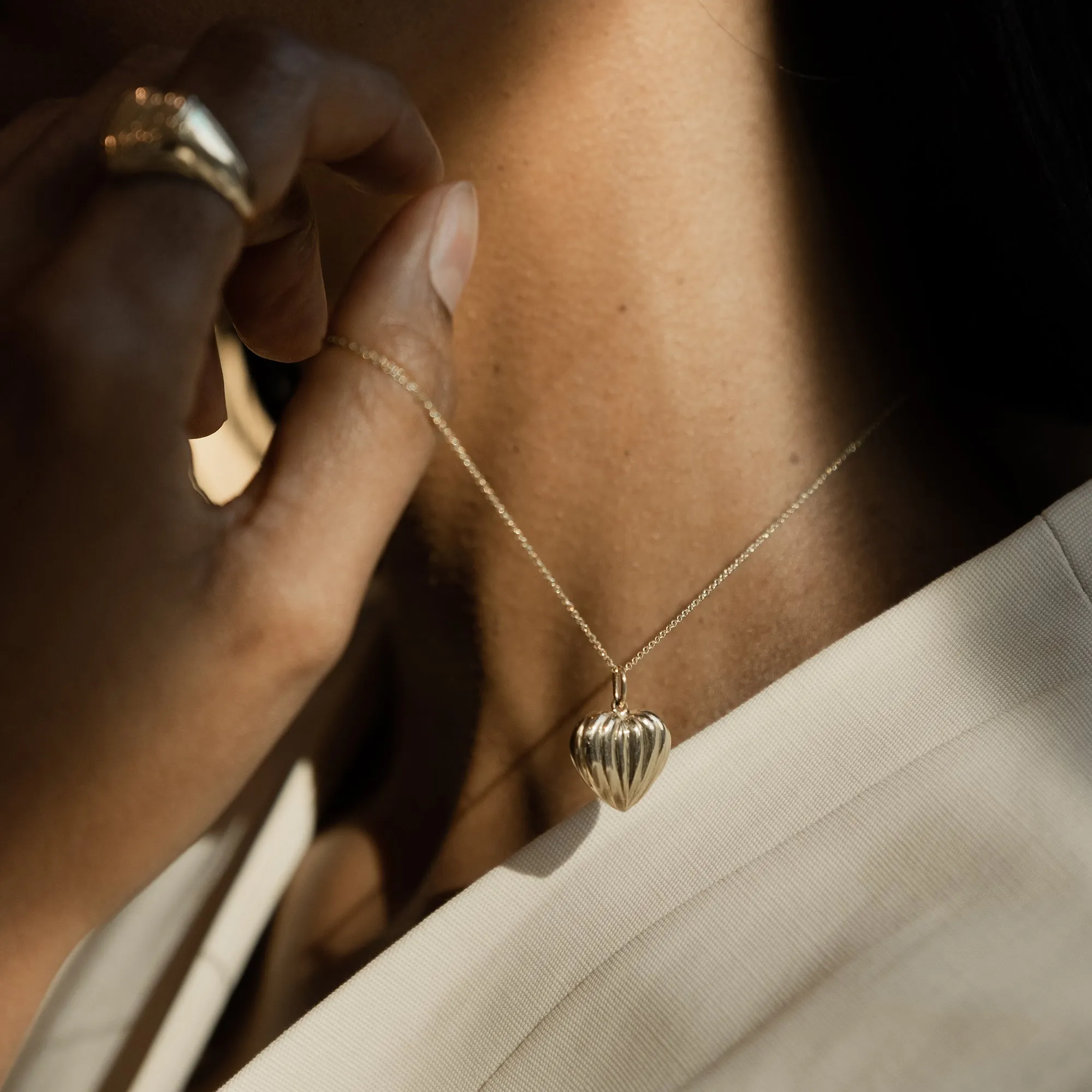 Cora Double-Sided Pendant