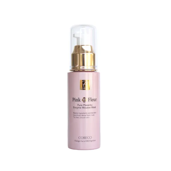 CORECO Pink Fleur Pure Placenta Enzyme Exfoliating Mask