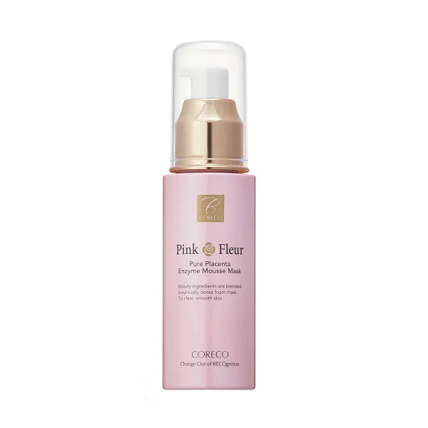 CORECO Pink Fleur Pure Placenta Enzyme Exfoliating Mask