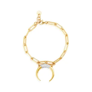 Crescent Pendant Bracelet