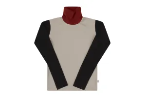 Crew Kids Colorblock Rib Turtleneck