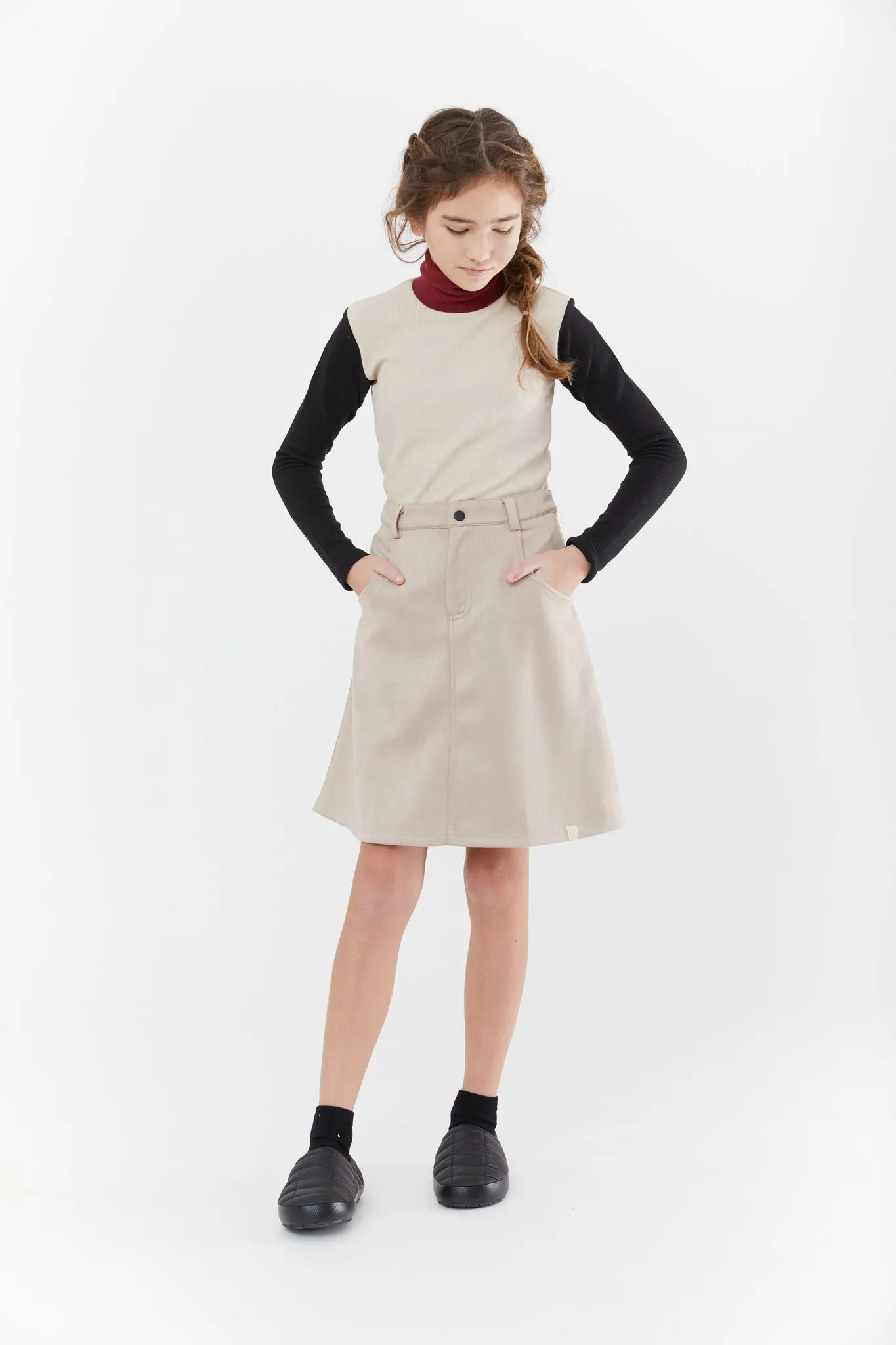 Crew Kids Colorblock Rib Turtleneck