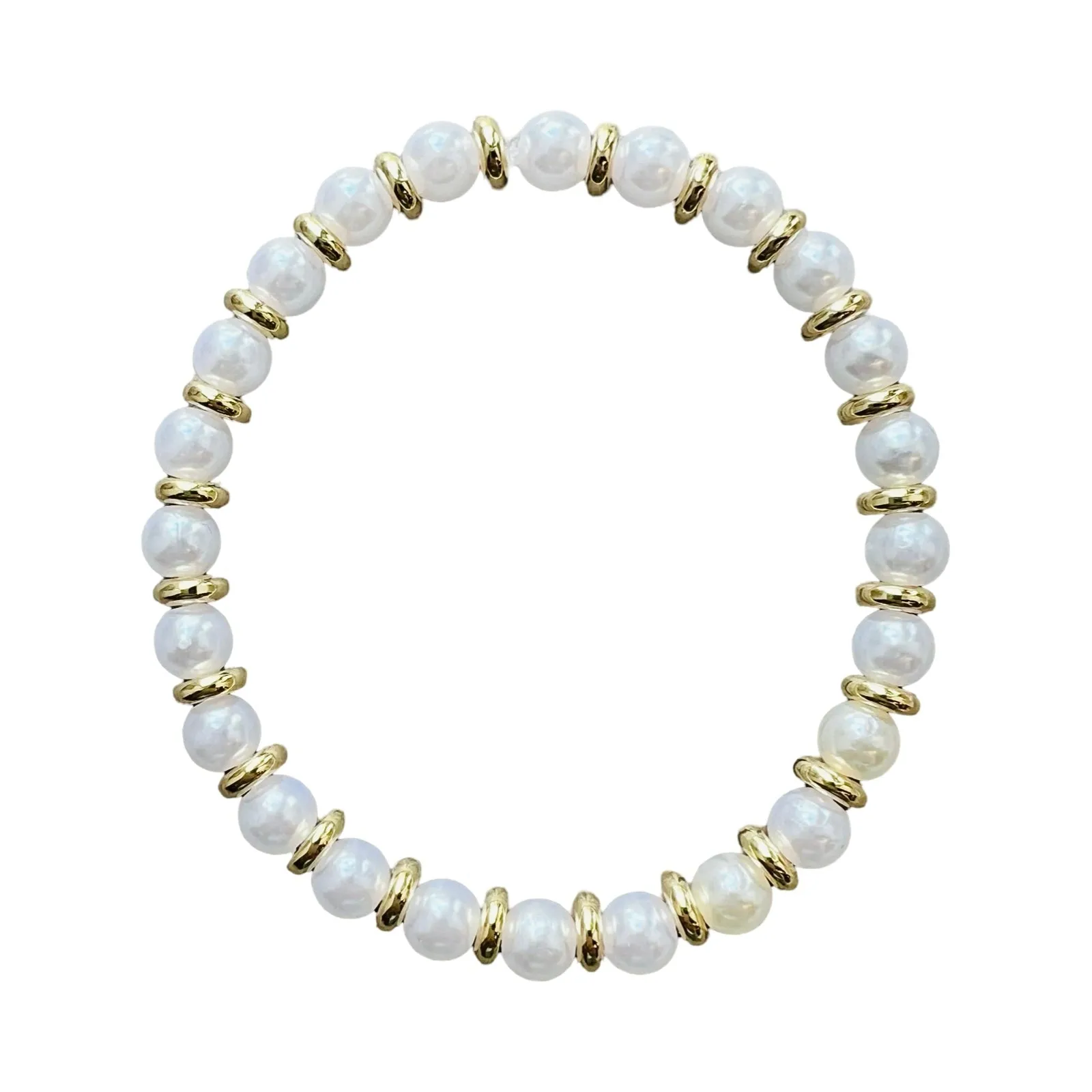 Dark Blue and White Beads
