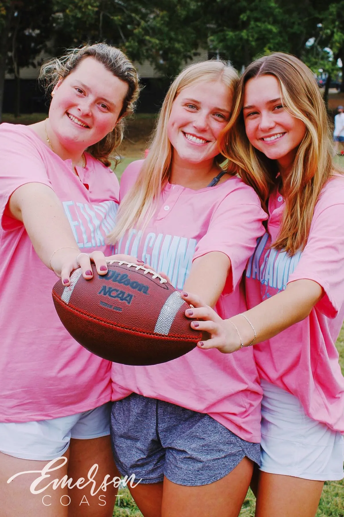 Delta Gamma Pink Do Good Henley
