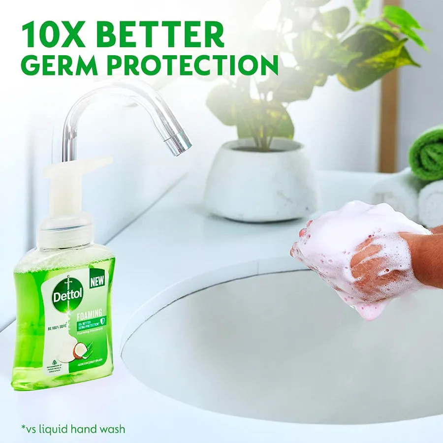 Dettol Aloe Coconut Foaming Handwash Pump, 250ml