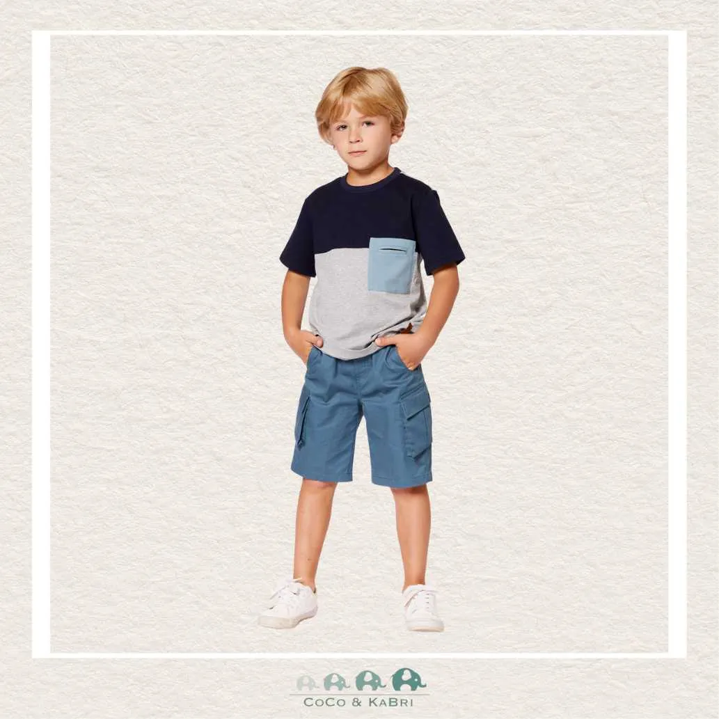 Deux Par Deux Organic Colorblock Jersey T-Shirt
