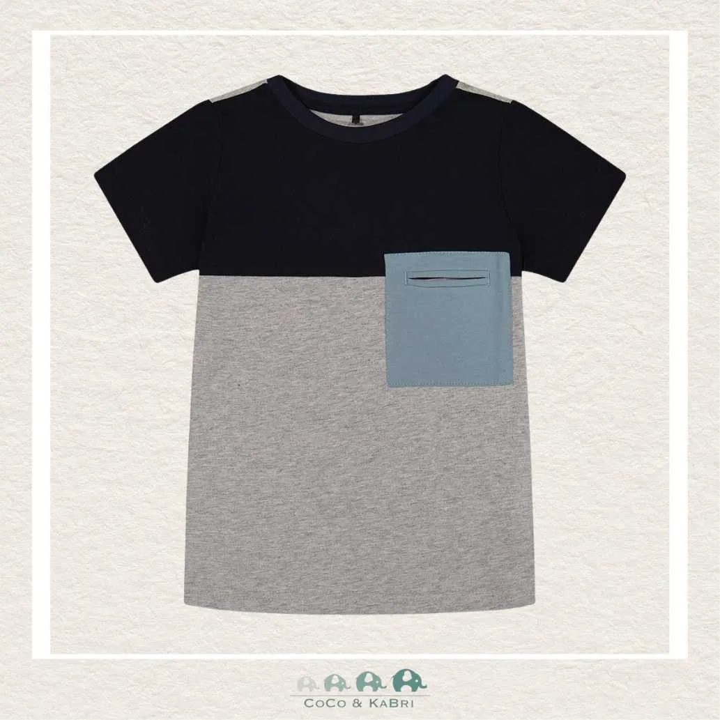 Deux Par Deux Organic Colorblock Jersey T-Shirt
