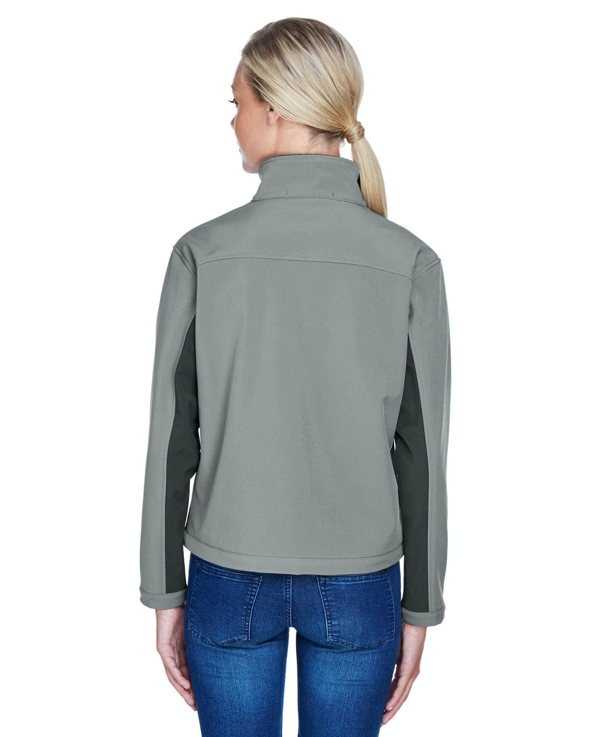 Devon & Jones Ladies Soft Shell Colorblock Jacket
