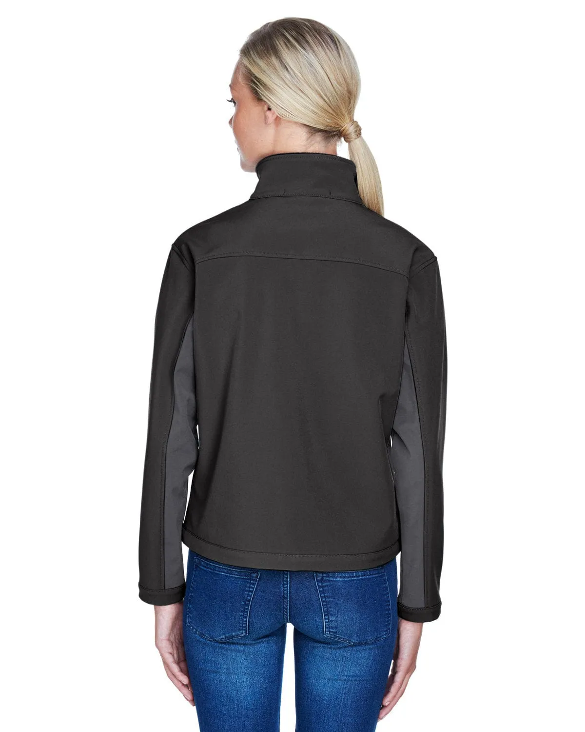 Devon & Jones Ladies Soft Shell Colorblock Jacket