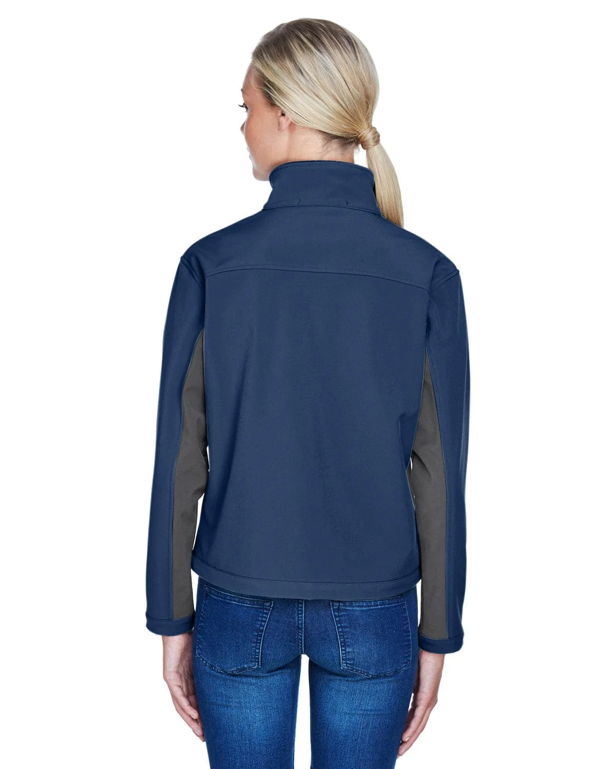 Devon & Jones Ladies Soft Shell Colorblock Jacket