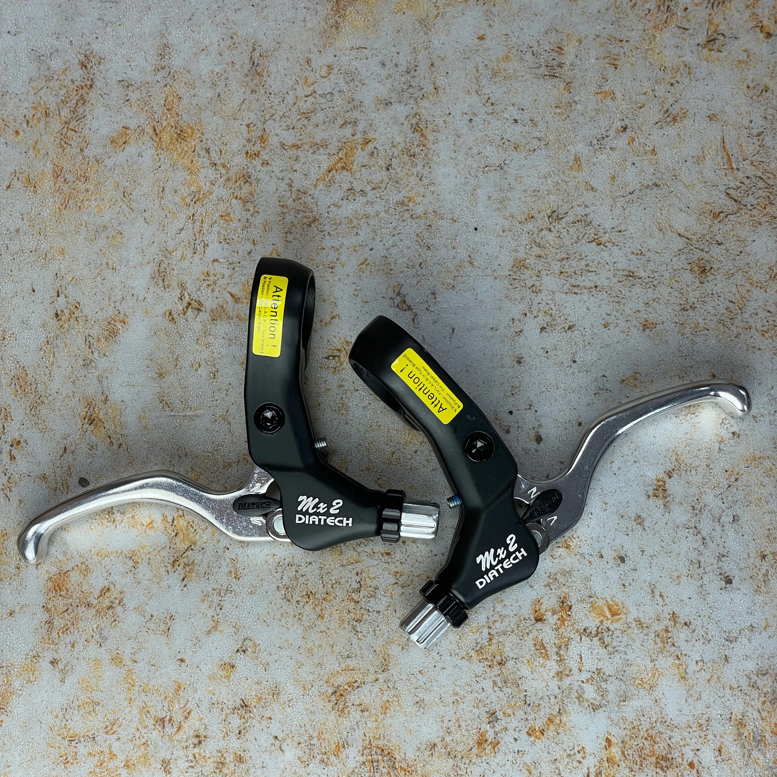 Dia-Compe MX-2 V-Brake Lever Black/Silver
