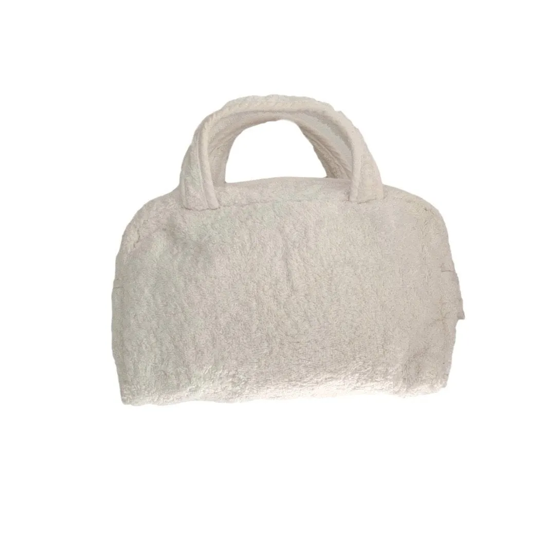 Dior Pink Logo Terry Cloth Bag
