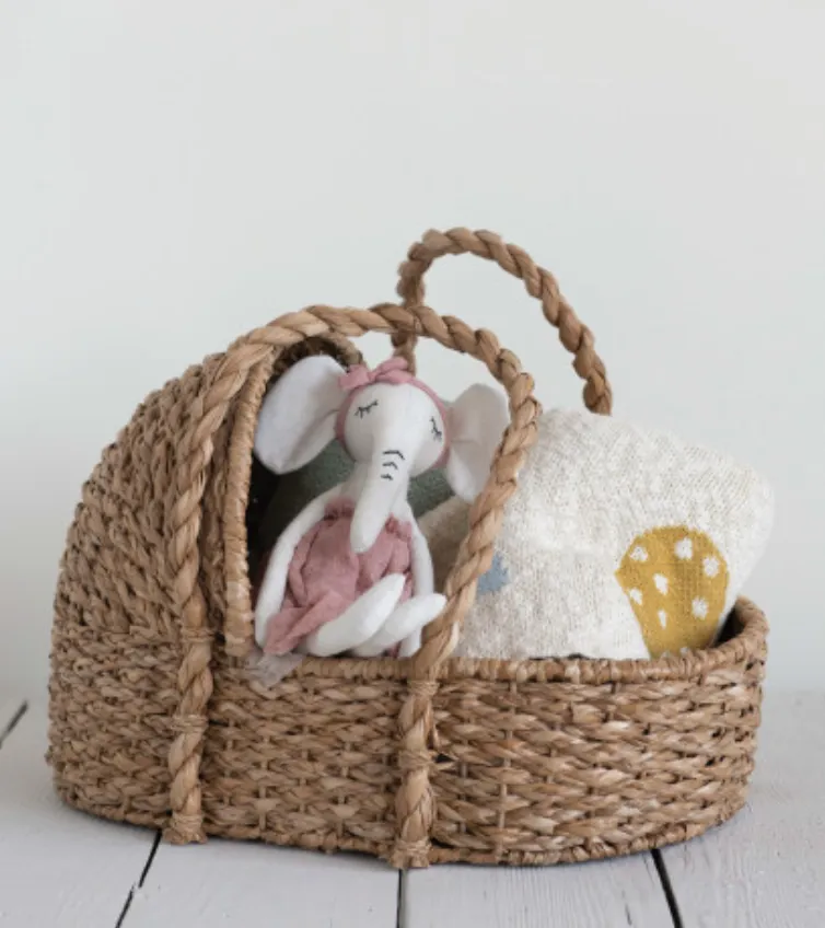 DOLL BASSINET WITH HANDLES