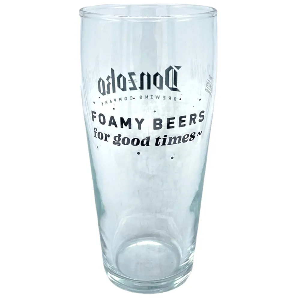 Donzoko Foamy Beers for Good Times Glass