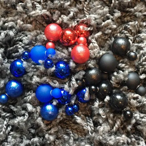 Double Ball Earrings