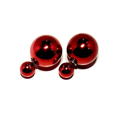 Double Ball Earrings