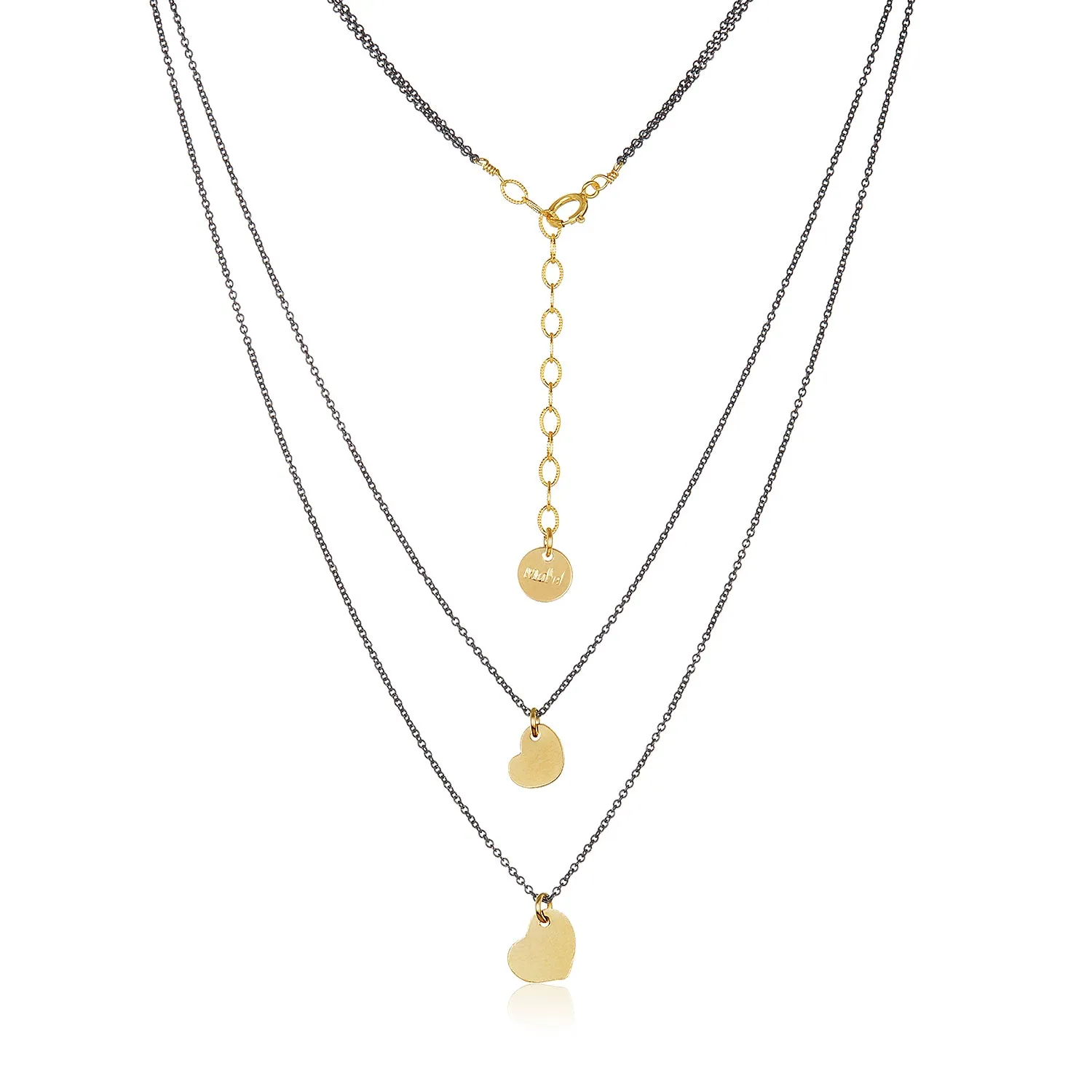 Double Heart Necklace II