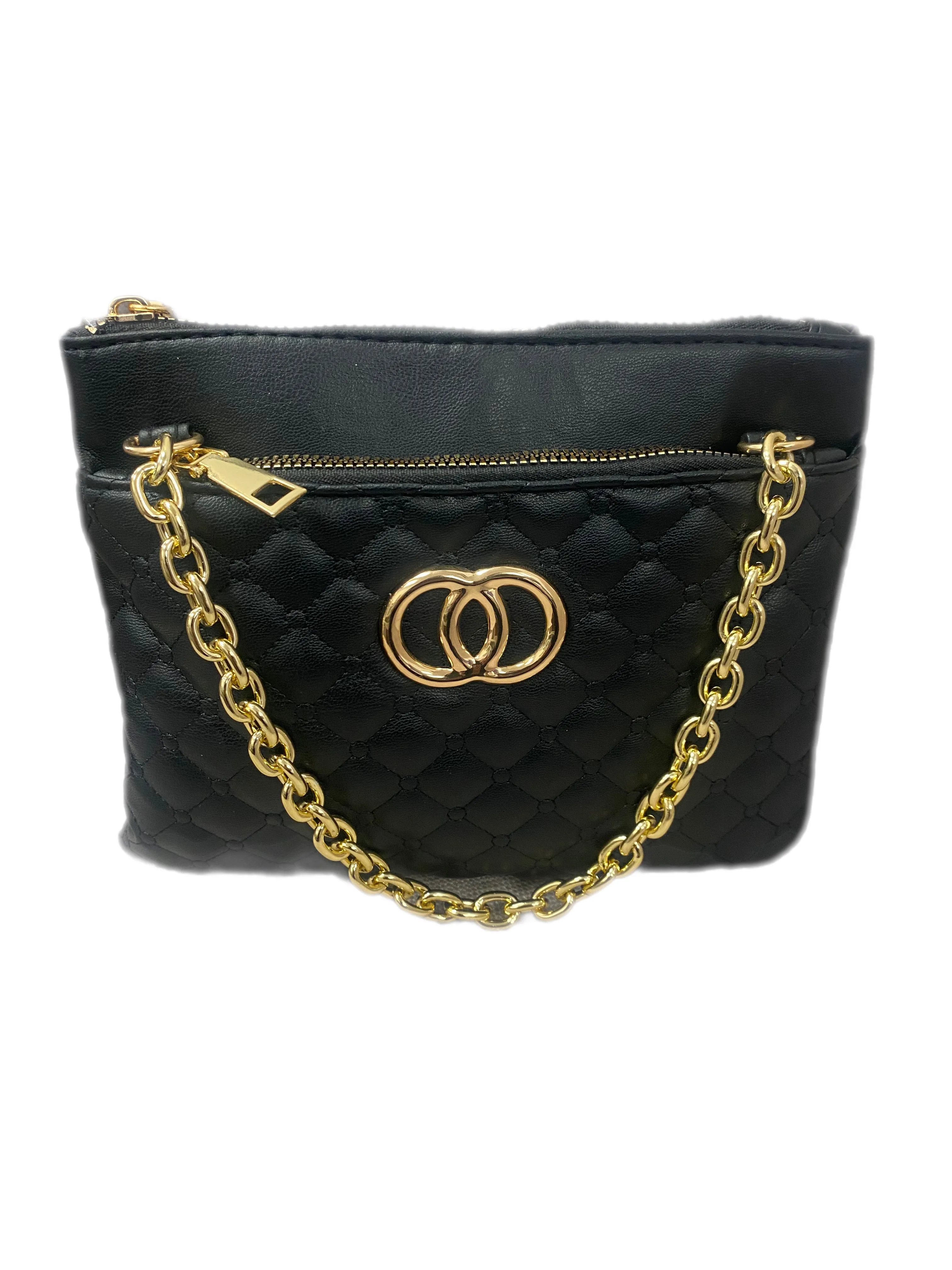 Double O quilted purse