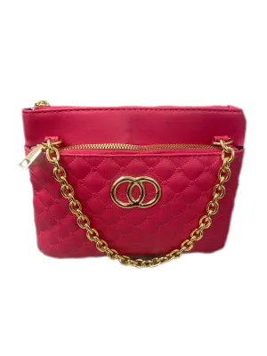 Double O quilted purse